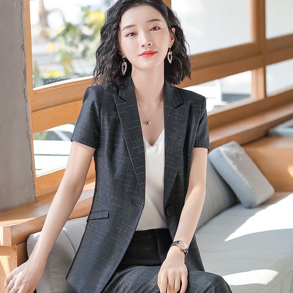 summer fashion ladies black blazer women work wear clothes short sleeve jackets office female styles, White;black
summer fashion ladies black blazer women work wear clothes short sleeve jackets office female styles, White;black