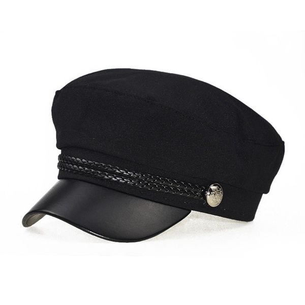 wzcx korean version autumn winter navy cap beret fashion new belt solid color splice casual peaked cap women hat, Blue;gray
wzcx korean version autumn winter navy cap beret fashion new belt solid color splice casual peaked cap women hat, Blue;gray