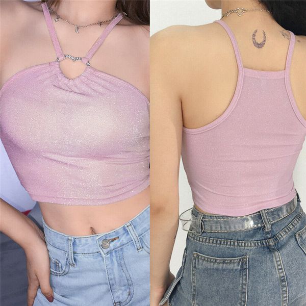 women criss-cross camis sleeveless crop backless party clubwear casual summer tee, White
women criss-cross camis sleeveless crop backless party clubwear casual summer tee, White