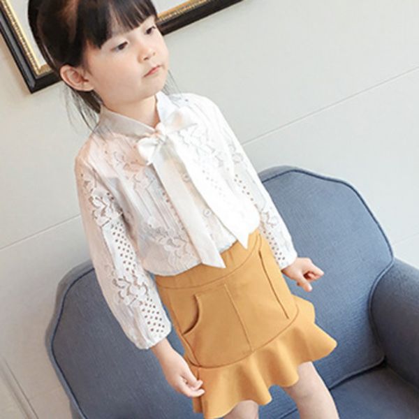 fashion baby girls clothes 2pcs long-sleeved lace lotus leaf wear sweet skirt two piece cute solid color, White
fashion baby girls clothes 2pcs long-sleeved lace lotus leaf wear sweet skirt two piece cute solid color, White
