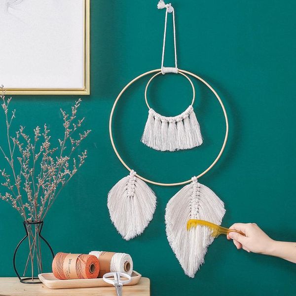 ins nordic style hand-woven tapestry pendant bohemian dream catcher wall hanging shooting props girls room decor
ins nordic style hand-woven tapestry pendant bohemian dream catcher wall hanging shooting props girls room decor