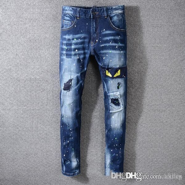 luxury designer pants skinny streetwear jeans men's jeans 2020 trend designer slim fashion herren luxus designer jeans, Blue
luxury designer pants skinny streetwear jeans men's jeans 2020 trend designer slim fashion herren luxus designer jeans, Blue