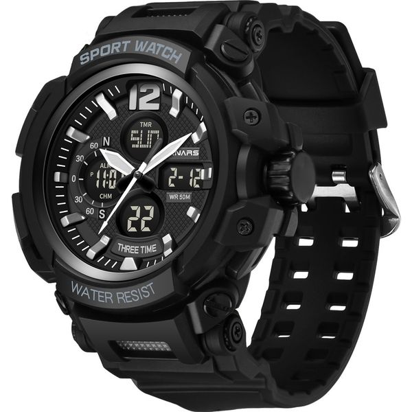 8205 multifunctional sports waterproof electronic dual movement watch men's digital wrist watch electronic clock, Slivery;brown
8205 multifunctional sports waterproof electronic dual movement watch men's digital wrist watch electronic clock, Slivery;brown