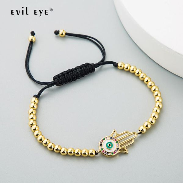evil eye fatima hamsa hand charm bracelet gold color metal bead braided rope bracelet adjustable jewelry for women girls le335, Golden;silver
evil eye fatima hamsa hand charm bracelet gold color metal bead braided rope bracelet adjustable jewelry for women girls le335, Golden;silver