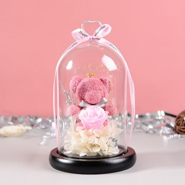 eternal preserved fresh rose bear molding led light in a flask immortal rose valentine's day party wedding home decoration flowe
eternal preserved fresh rose bear molding led light in a flask immortal rose valentine's day party wedding home decoration flowe
