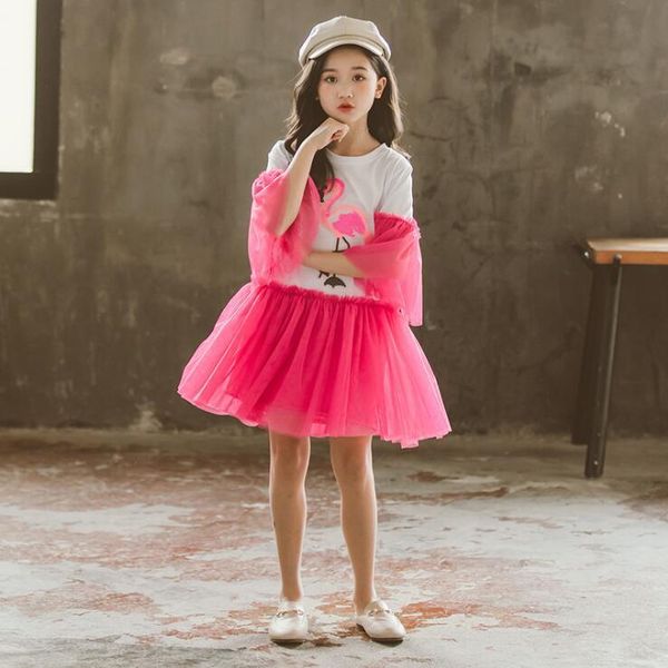 new arrival korean girl's dress 2020 summer fashionable western-style girl's dress size 120-165cm big girls clothes t200417, Red;yellow
new arrival korean girl's dress 2020 summer fashionable western-style girl's dress size 120-165cm big girls clothes t200417, Red;yellow
