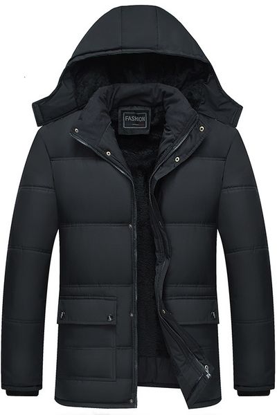 men's wear cotton-padded clothes increase down thickening even hat quinquagenarian dad dress jacket jacket loose coat, Black
men's wear cotton-padded clothes increase down thickening even hat quinquagenarian dad dress jacket jacket loose coat, Black