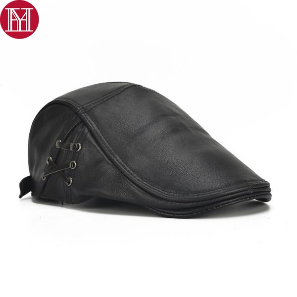 fashion men real genuine cow leather hats fall winter male 100% real cowhide leather visors hats casual beret caps, Blue;gray
fashion men real genuine cow leather hats fall winter male 100% real cowhide leather visors hats casual beret caps, Blue;gray