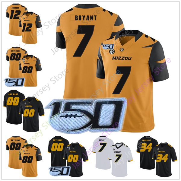 missouri tigers football jersey college 18 joshuah bledsoe 3 drew lock 16 damarea crockett 84 hall 5 terry beckner jr., Black;red