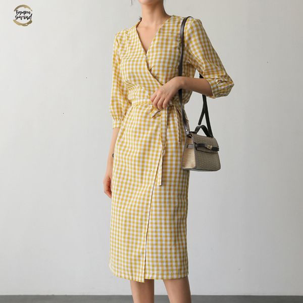 linen cotton plaid summer dress korean design one piece open slit bandage slim ins prairie chic women casual midi dress designer clothes, Black;gray
linen cotton plaid summer dress korean design one piece open slit bandage slim ins prairie chic women casual midi dress designer clothes, Black;gray