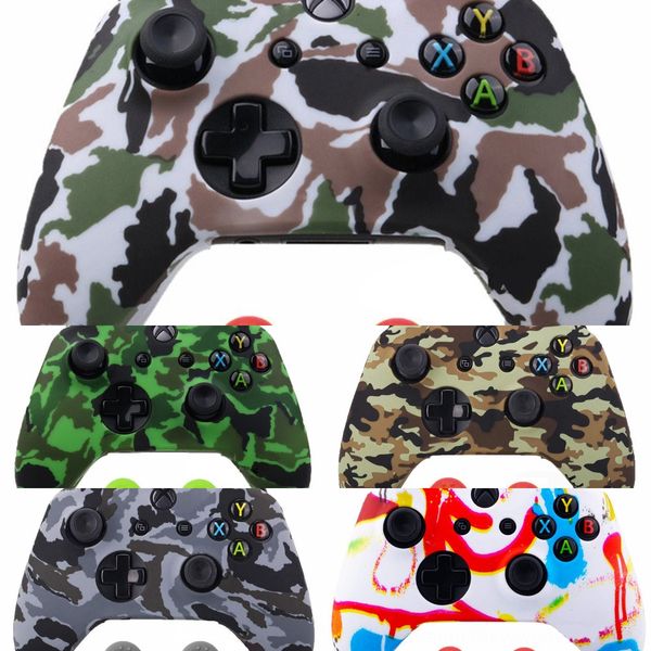 bmwku soft silicone rubber protective anti-slip skin 1 for microsoft xbox one cover controller case camo handle case game accessories 
bmwku soft silicone rubber protective anti-slip skin 1 for microsoft xbox one cover controller case camo handle case game accessories