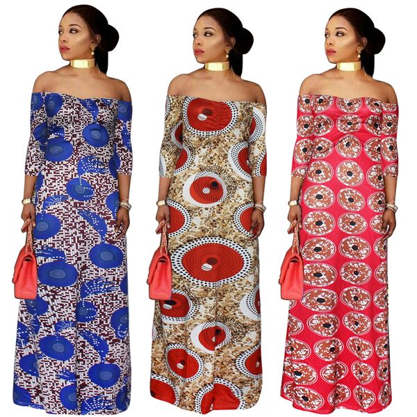 african print off shoulder dress 2018 new autumn plus size 5xl dress for fat women european style floor length printing dresses, Black;gray
african print off shoulder dress 2018 new autumn plus size 5xl dress for fat women european style floor length printing dresses, Black;gray