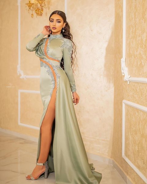 2020 arabic aso ebi luxurious sheath evening dresses beaded crystals prom dresses high split formal party second reception gowns zj2512, Black;red
2020 arabic aso ebi luxurious sheath evening dresses beaded crystals prom dresses high split formal party second reception gowns zj2512, Black;red