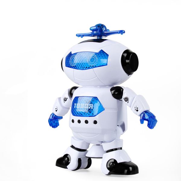 selling new style 360-degree rotating light and sound infrared space dancing electric robot novelty toy
selling new style 360-degree rotating light and sound infrared space dancing electric robot novelty toy