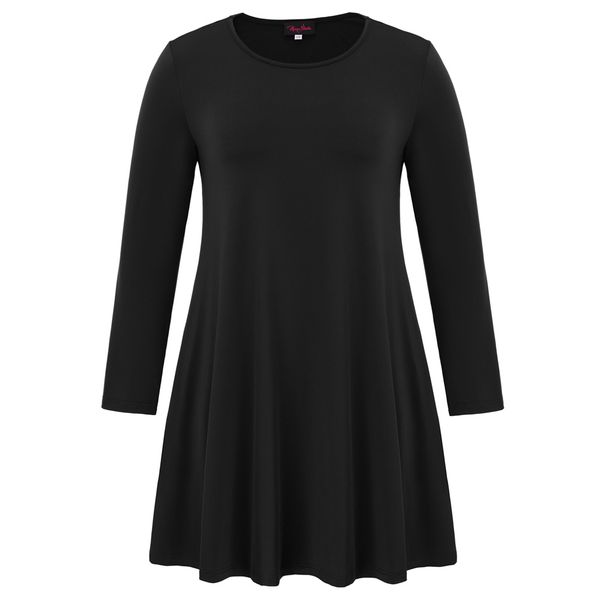 твердого платье повседневного коктейль вечер clubwear женщины плюс размере сыпучего длинный рукав, Black;gray
твердого платье повседневного коктейль вечер clubwear женщины плюс размере сыпучего длинный рукав, Black;gray