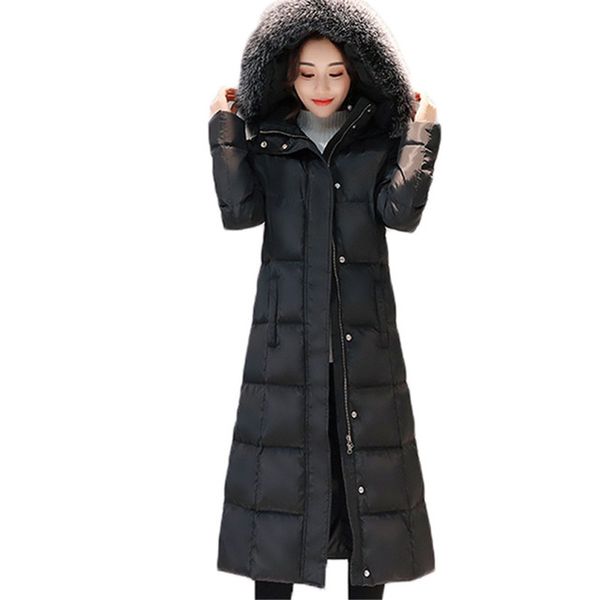 new female winter down jacket for women long wadded down parks hooded real fur collar coats casaca plus-size 6xl, Black
new female winter down jacket for women long wadded down parks hooded real fur collar coats casaca plus-size 6xl, Black