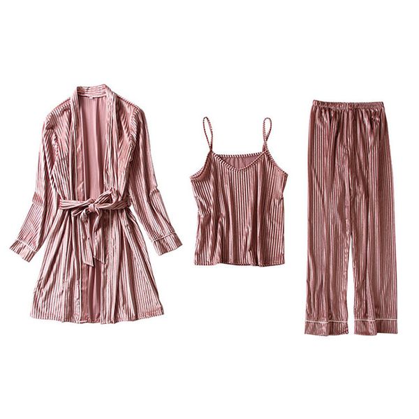 gold velvet pajamas for women 3 pieces spring suit home clothes woman lace robe pajamas sets sleepwear sleeveless nightwear, Black;red
gold velvet pajamas for women 3 pieces spring suit home clothes woman lace robe pajamas sets sleepwear sleeveless nightwear, Black;red
