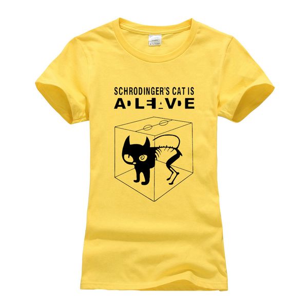 women funny schrodinger's cat t-shirts casual 2019 summer the big bang theory t shirt cotton short sleeve tshirts femme camiseta, White
women funny schrodinger's cat t-shirts casual 2019 summer the big bang theory t shirt cotton short sleeve tshirts femme camiseta, White