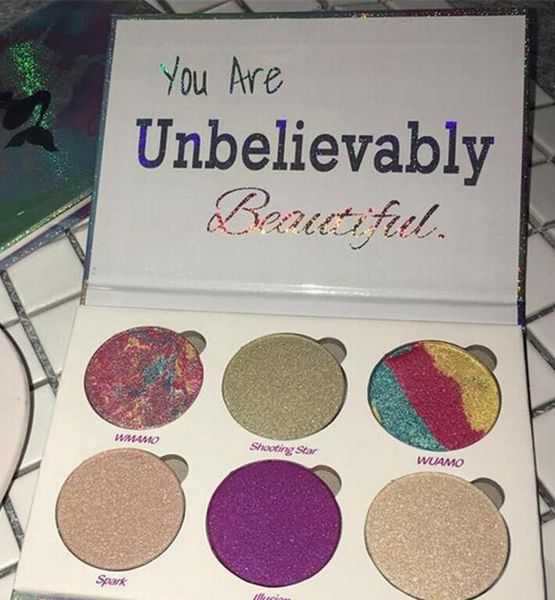 you are unbelievable beautiful 6 color powder palette glitter mermaid fantasy drenched powder palette dhl fast shipping
you are unbelievable beautiful 6 color powder palette glitter mermaid fantasy drenched powder palette dhl fast shipping