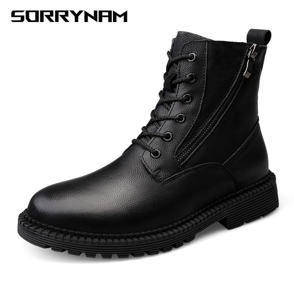 genuine leather men boots fashion casual trend retro black high-non-slip outsole ankle boots man shoes plus size 38-47
genuine leather men boots fashion casual trend retro black high-non-slip outsole ankle boots man shoes plus size 38-47
