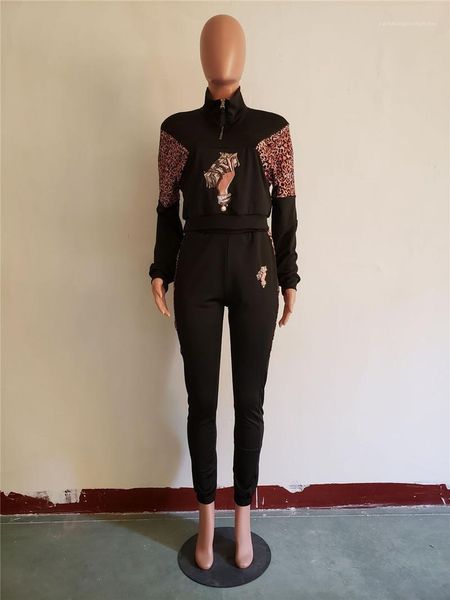 outfits autumn spring designer leopard printed hoodie pants clothing set women panelled 2pcs, White
outfits autumn spring designer leopard printed hoodie pants clothing set women panelled 2pcs, White