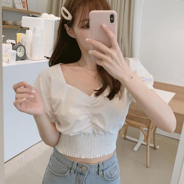 fashion solid chiffon blouse shirt crop casual summer ladies v-neck tunic female women short sleeve shirt blusas, White
fashion solid chiffon blouse shirt crop casual summer ladies v-neck tunic female women short sleeve shirt blusas, White