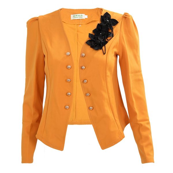 women's suits & blazers blazer female slim outerwear elegant spring autumn coat women ladies jacket clothes yellow 5xl, White;black
women's suits & blazers blazer female slim outerwear elegant spring autumn coat women ladies jacket clothes yellow 5xl, White;black