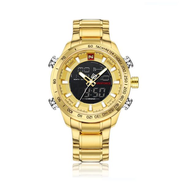 naviforce brand sports watch for men digital quartz chronograph watch full steel waterproof relogio masculino, Slivery;brown
naviforce brand sports watch for men digital quartz chronograph watch full steel waterproof relogio masculino, Slivery;brown