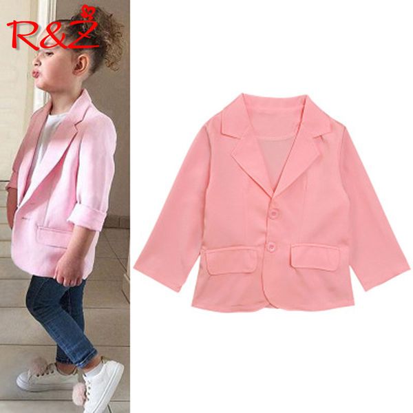 r&z children's jacket 2019 spring and autumn new european and american girls pink long-sleeved blazer fashion lapel jacket, Blue;gray
r&z children's jacket 2019 spring and autumn new european and american girls pink long-sleeved blazer fashion lapel jacket, Blue;gray