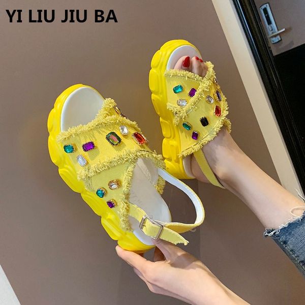 summer rhinestone casual flats women sandals shoes woman breathable comfortable non-slip ladies platform sandal women shoes *006 y190704, Black
summer rhinestone casual flats women sandals shoes woman breathable comfortable non-slip ladies platform sandal women shoes *006 y190704, Black