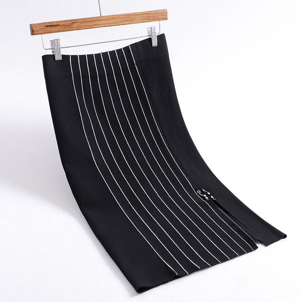 2020 high waist knitted winter bodycon long fashion striped women autumn black pencil skirt faldas jupe femme saia
2020 high waist knitted winter bodycon long fashion striped women autumn black pencil skirt faldas jupe femme saia