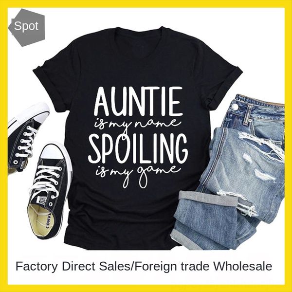 auntie is myarame women's casual loose short sleeve base t-shirt auntie is myarame women's casual loose short sleeve base t-shirt, White
auntie is myarame women's casual loose short sleeve base t-shirt auntie is myarame women's casual loose short sleeve base t-shirt, White