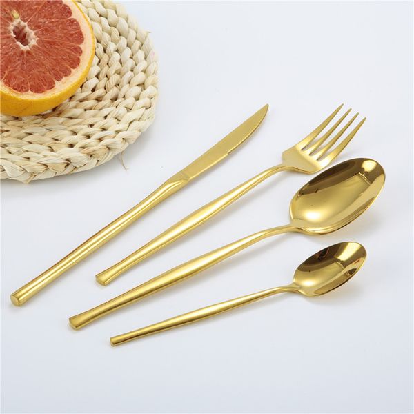 4 pieces cutlery sets flatware sets tableware sets 304 stainless steel silverware knife fork spoon set
4 pieces cutlery sets flatware sets tableware sets 304 stainless steel silverware knife fork spoon set