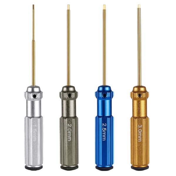 4 pcs assorted color hex screwdriver 1.5mm 2.0mm 2.5mm 3mm disassembly tools
4 pcs assorted color hex screwdriver 1.5mm 2.0mm 2.5mm 3mm disassembly tools