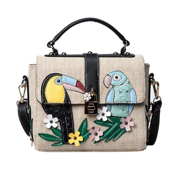 2020 new fashion women's embroidered canvas handbag buckle creative cartoon shoulder bag shopping recyclable package #d
2020 new fashion women's embroidered canvas handbag buckle creative cartoon shoulder bag shopping recyclable package #d