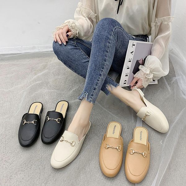 baotou half slippers women summer wear new ins net red fashion lazy fine with muller shoes low heel half drag, Black
baotou half slippers women summer wear new ins net red fashion lazy fine with muller shoes low heel half drag, Black