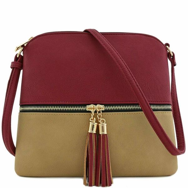 women handbag leather satchel shoulder bag tote messenger crossbody purse us