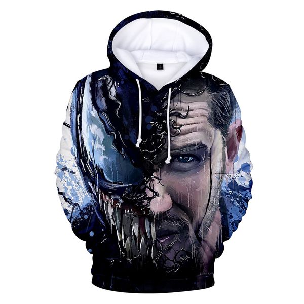 3d venom мужчины женщины мода толстовка осень-весна повседневная капюшоном harajuku кофты топы, Black
3d venom мужчины женщины мода толстовка осень-весна повседневная капюшоном harajuku кофты топы, Black