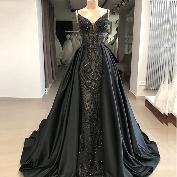 long black mermaid prom dresses 2019 glitter abendkleider saudi arabic plus size evening dresses with detachable skirt hochzeitsklei
long black mermaid prom dresses 2019 glitter abendkleider saudi arabic plus size evening dresses with detachable skirt hochzeitsklei