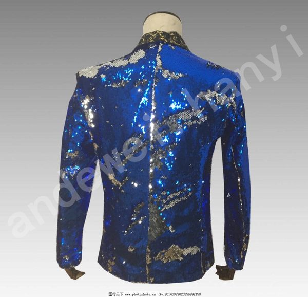 2018 new fashion men's flip floral suits sequins bars nightclubs dj stage hosts artists flip floral singer costume, White;black
2018 new fashion men's flip floral suits sequins bars nightclubs dj stage hosts artists flip floral singer costume, White;black