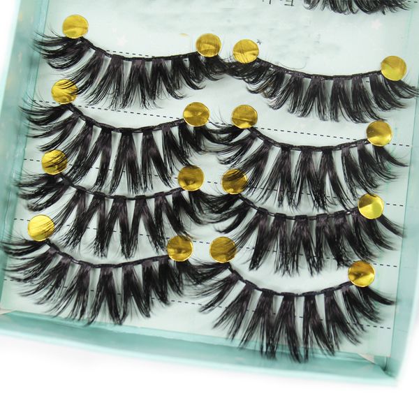 10 pairs faux mink hair false eyelashes fluffy cruelty-lashes handmade cross long eyelashes extension natural makeup tools
10 pairs faux mink hair false eyelashes fluffy cruelty-lashes handmade cross long eyelashes extension natural makeup tools