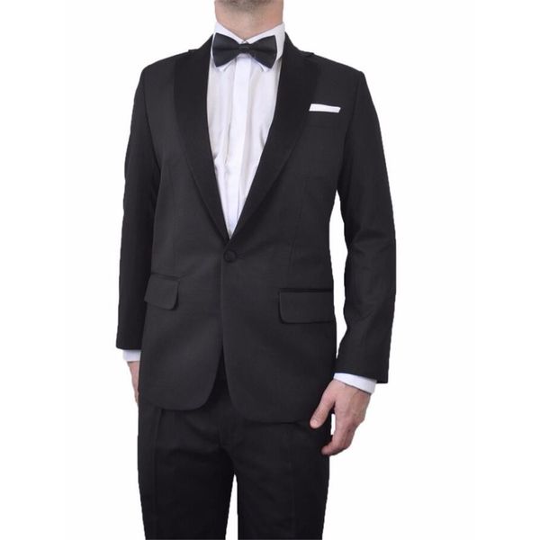 hb044 black satin воротник две кнопки черный groom tuxedos зубчатый отворот groomsmen шафер мужские свадебные костюмы (куртка + брюки, White;black
hb044 black satin воротник две кнопки черный groom tuxedos зубчатый отворот groomsmen шафер мужские свадебные костюмы (куртка + брюки, White;black