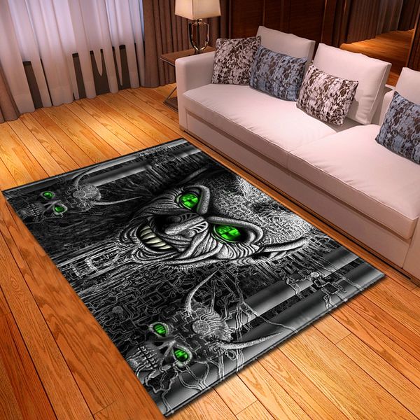 132skull living room carpet bedroom dining room floor mat