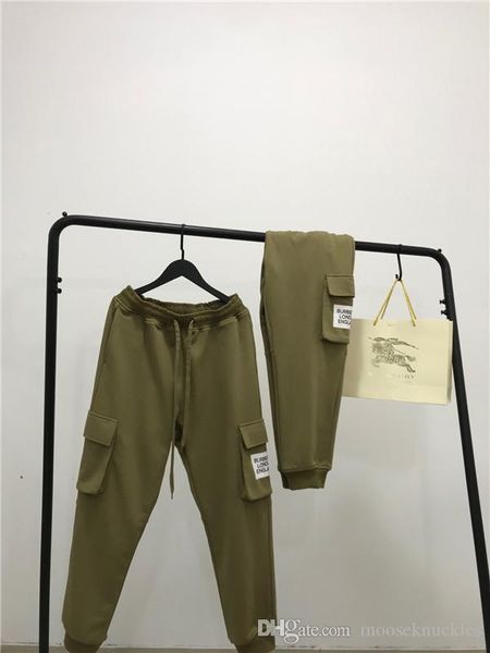 19ss luxurious brand design bbr green big pocket elastic waist track trousers men women fashion sport jogger sweatpants outdoor pants, Brown;gray
19ss luxurious brand design bbr green big pocket elastic waist track trousers men women fashion sport jogger sweatpants outdoor pants, Brown;gray