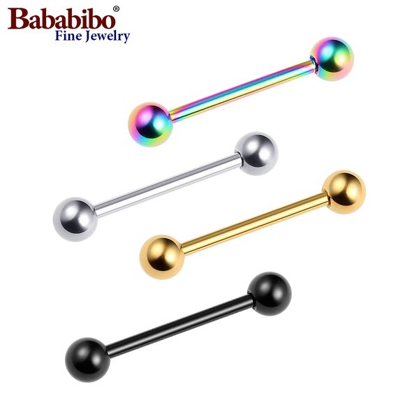 14g titanium tongue rings balls piercing externally threaded straight barbells body jewelry nipple piercing, Slivery;golden
14g titanium tongue rings balls piercing externally threaded straight barbells body jewelry nipple piercing, Slivery;golden