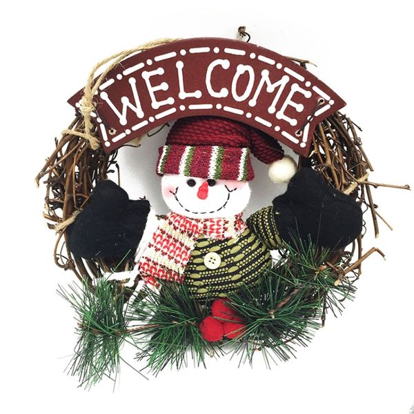 handmade christmas decorative garland rattan wreath xmas tree door hanging ornaments window props with santa claus
handmade christmas decorative garland rattan wreath xmas tree door hanging ornaments window props with santa claus