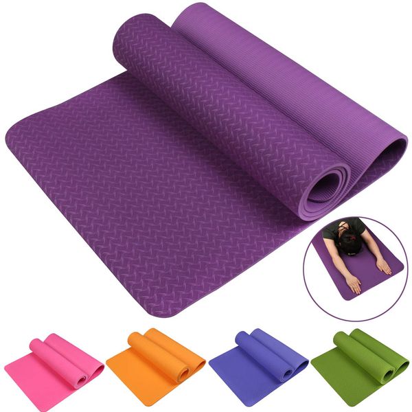 no-slip yoga mat 6mm tpe sport yoga mat fitness pilates gymnastics widening thickening pad bb55
no-slip yoga mat 6mm tpe sport yoga mat fitness pilates gymnastics widening thickening pad bb55