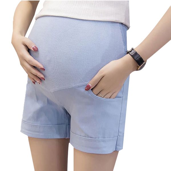 maternity dresses summer solid color pregnant women maternity shorts stretchy abdominal pants, Black
maternity dresses summer solid color pregnant women maternity shorts stretchy abdominal pants, Black