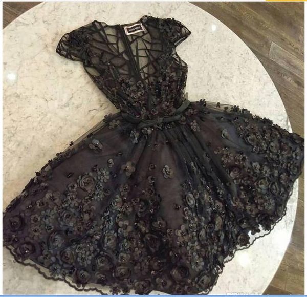 elegant little black short homecoming cocktail dresses beaded appliques a line cap sleeves v neck knee length prom evening gowns bc0484, Red
elegant little black short homecoming cocktail dresses beaded appliques a line cap sleeves v neck knee length prom evening gowns bc0484, Red