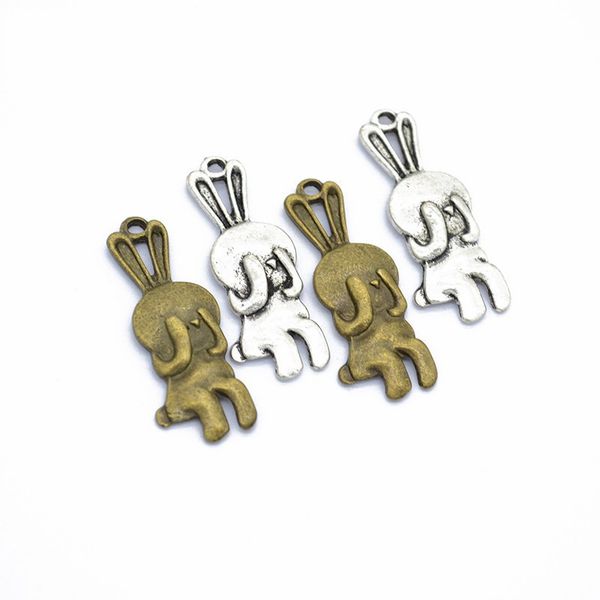 bulk 200pcs very cute lovely rabbit charms pendant antique silver and antique bronze colors 32x15mm, Bronze;silver
bulk 200pcs very cute lovely rabbit charms pendant antique silver and antique bronze colors 32x15mm, Bronze;silver